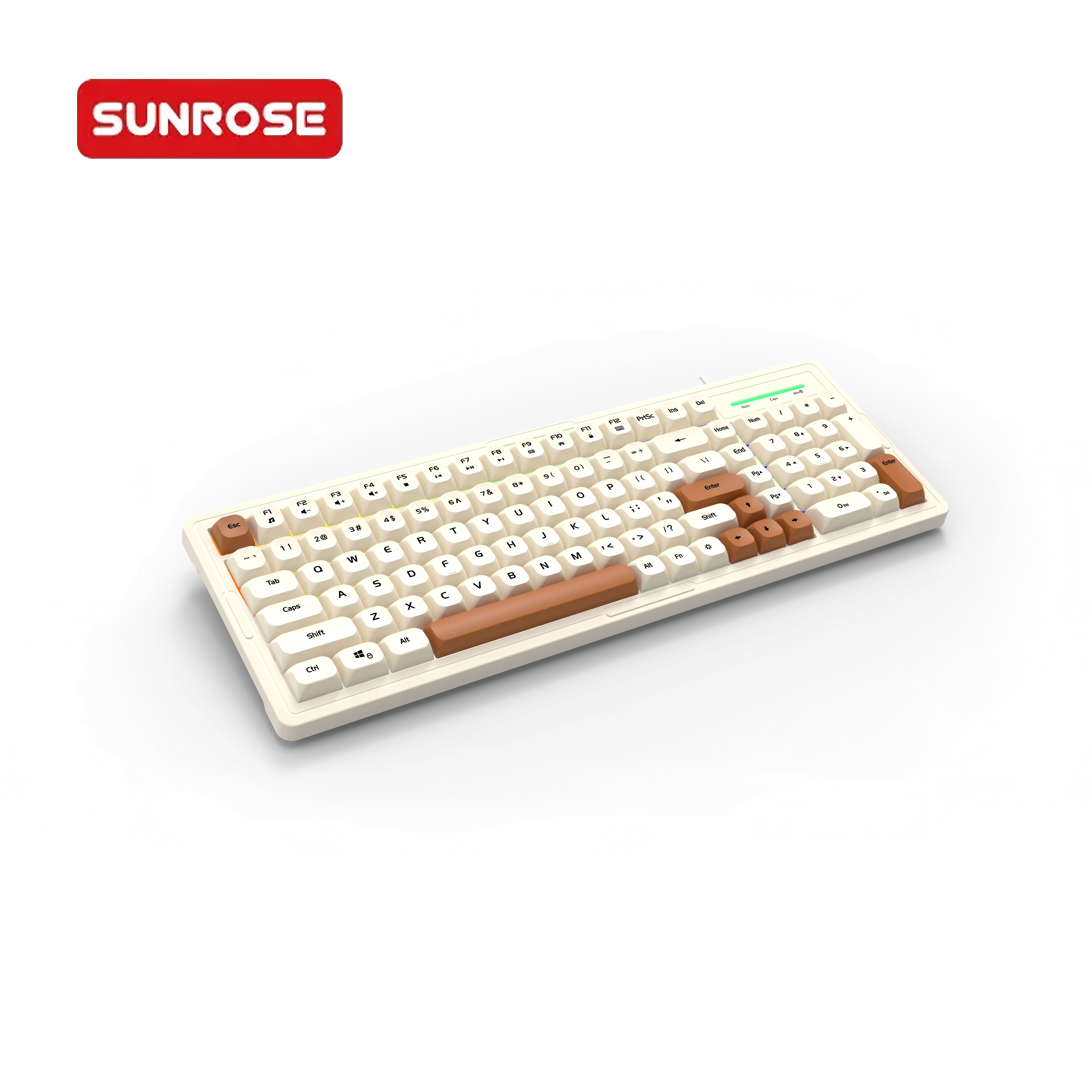 SUNROSE OKB030 Wired USB Gaming Keyboard