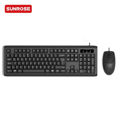 OAK0A0 Wired Computer Keyboard And Mouse Combo 