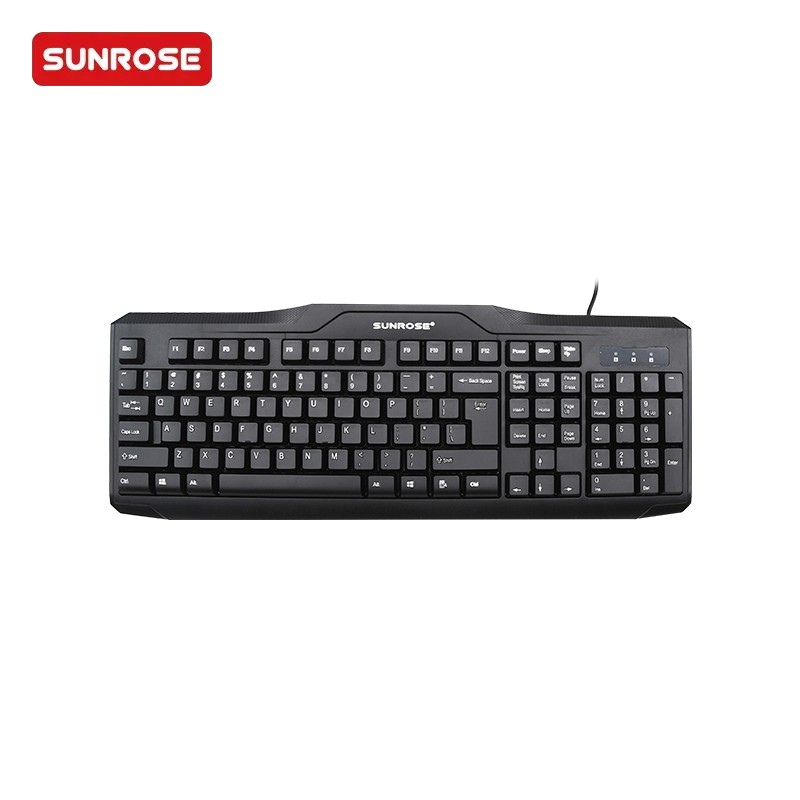 SUNROSE 9851 RGB Wired Office Keyboard