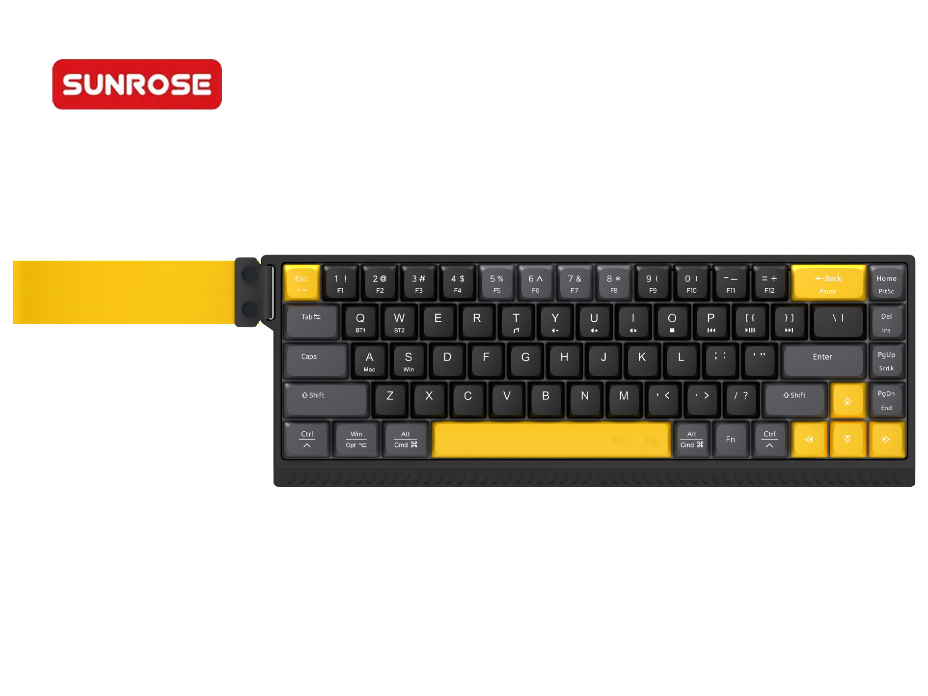 SUNROSE K321 Dual-Mode 2.4G+BT Wireless Keyboard 