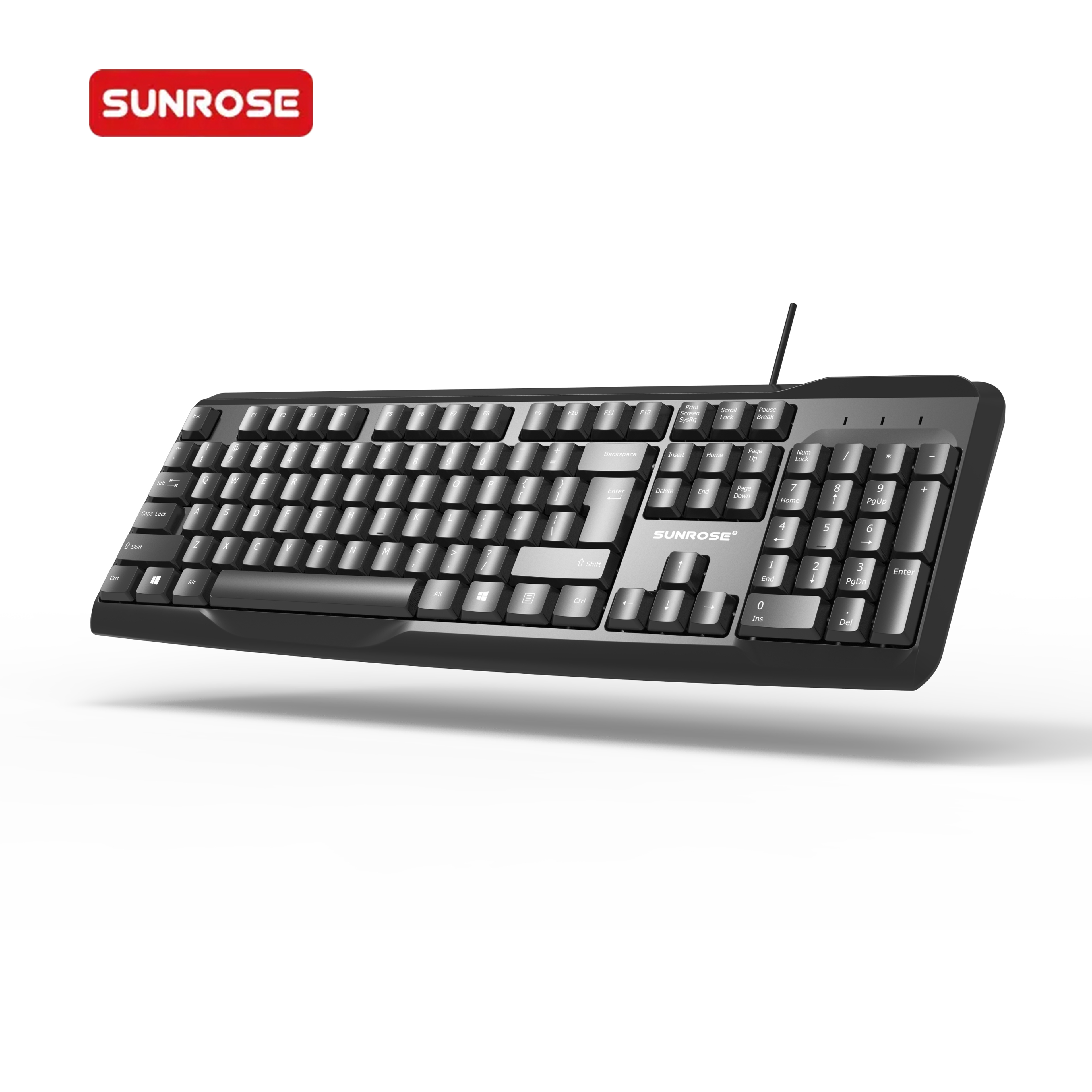 SUNROSE 9816 Compact type Wired Mechanical Keyboard 