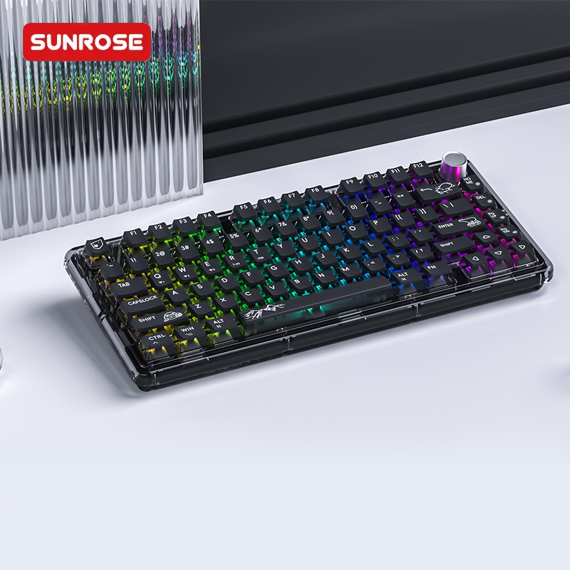 K80 Wireless Transparent Mechanical Keyboard 