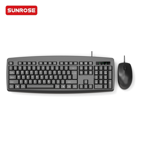 T13s SUNROSE Office Wired Keyboard And Mouse Combo