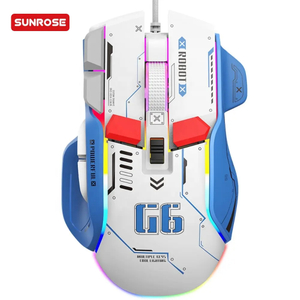 SUNROSE G6 Wired Ergonomic RGB Gaming Mouse