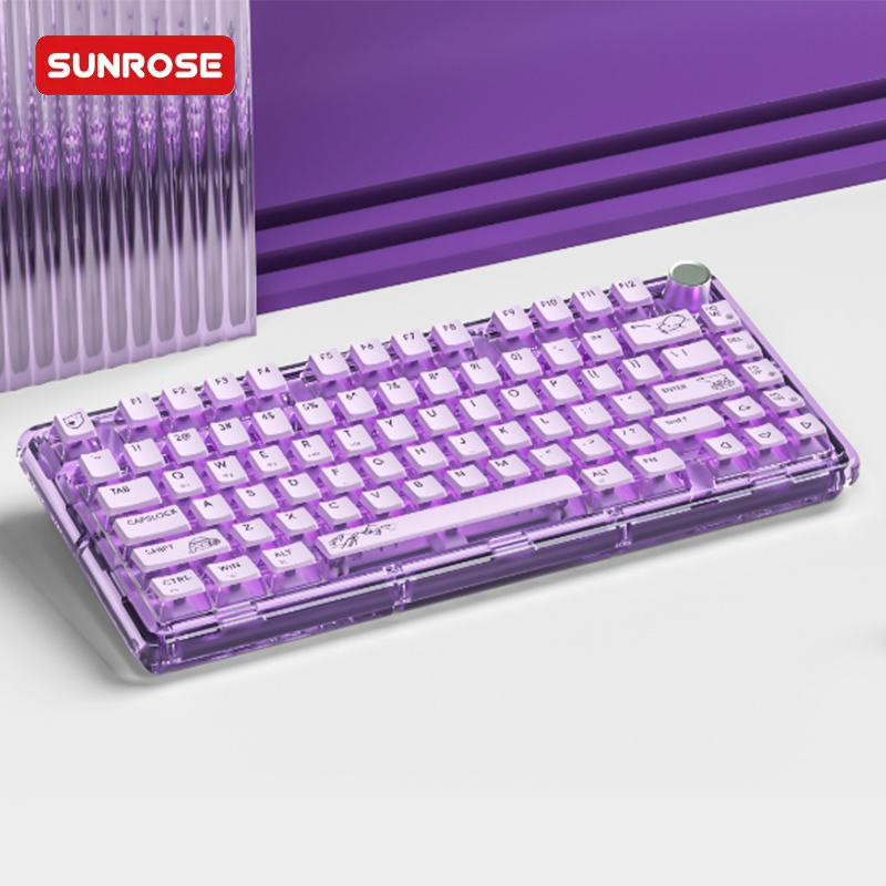 K80 Wireless Transparent Mechanical Keyboard 
