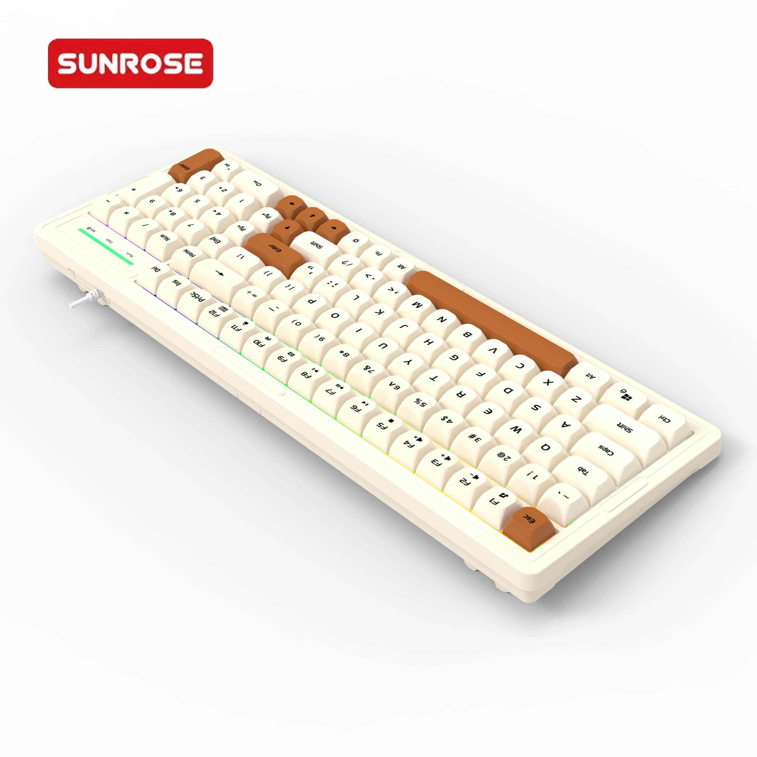 SUNROSE OKB030 Wired USB Gaming Keyboard