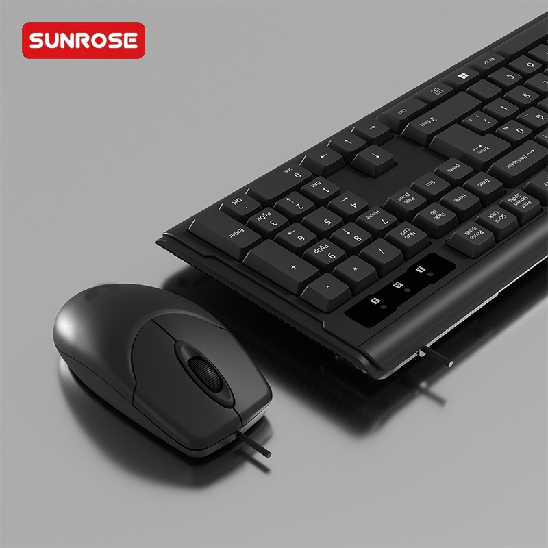 OAK0A0 Wired Computer Keyboard And Mouse Combo 