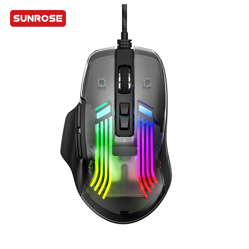 QX-36(M36) Transparent Gaming Mouse