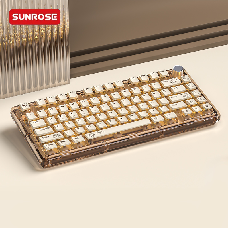 K80 Wireless Transparent Mechanical Keyboard 