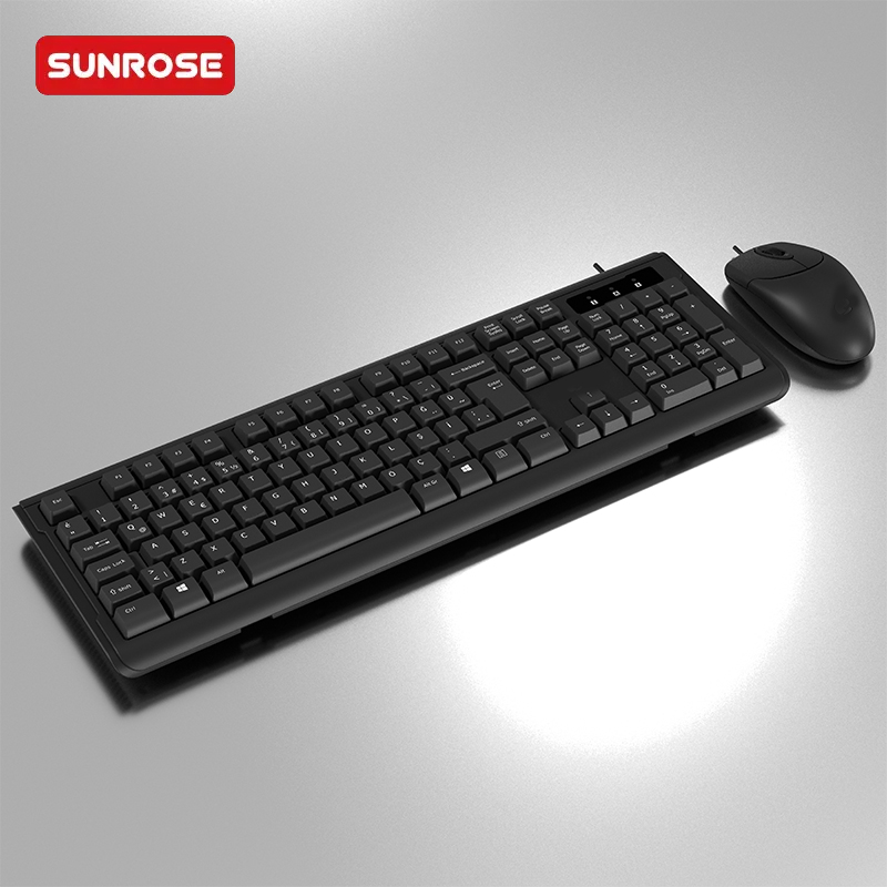 OAK0A0 Wired Computer Keyboard And Mouse Combo 
