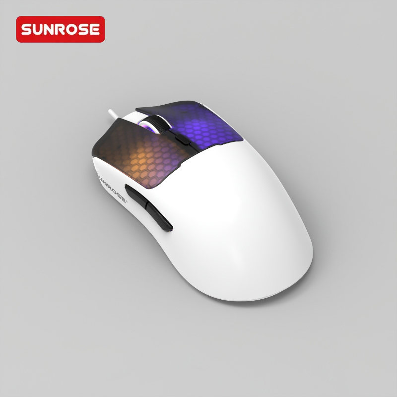 SUNROSE G1 Lightweight RGB Wired Gaming Mouse
