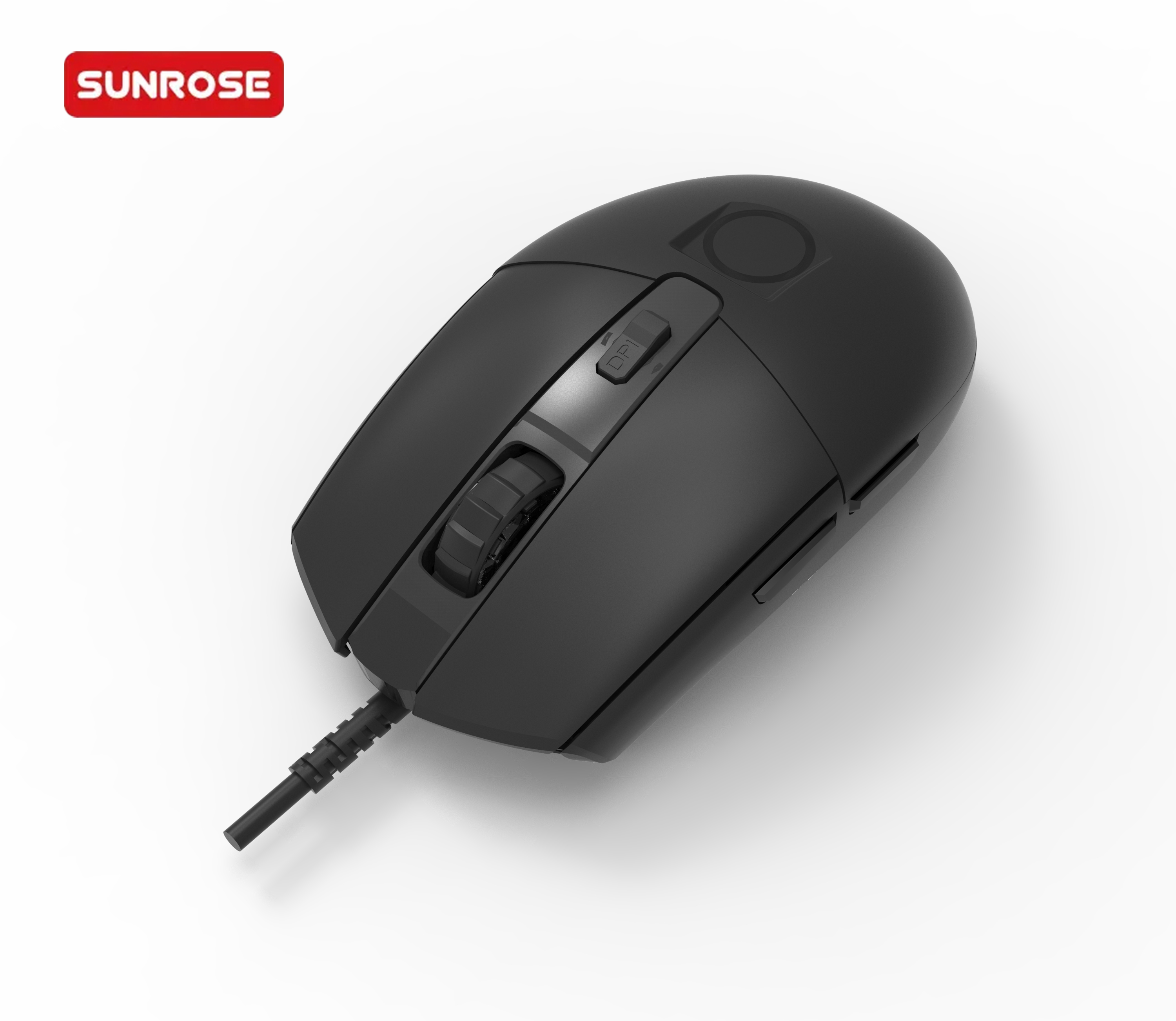 SUNROSE FPM-180USB Wired Fingerprint Office Mouse