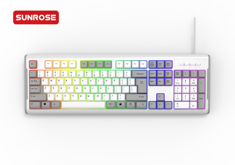 SUNROSE OKB0A0 9821 Wired Ergonomic Office Keyboard