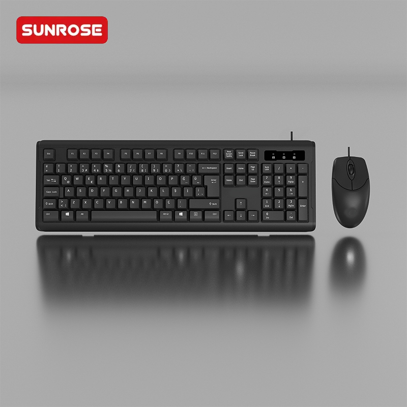 OAK0A0 Wired Computer Keyboard And Mouse Combo 