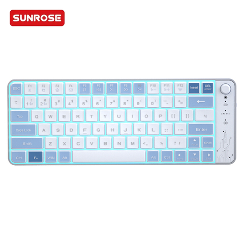 Wk04 Dual Mode Transparent Keyboard 