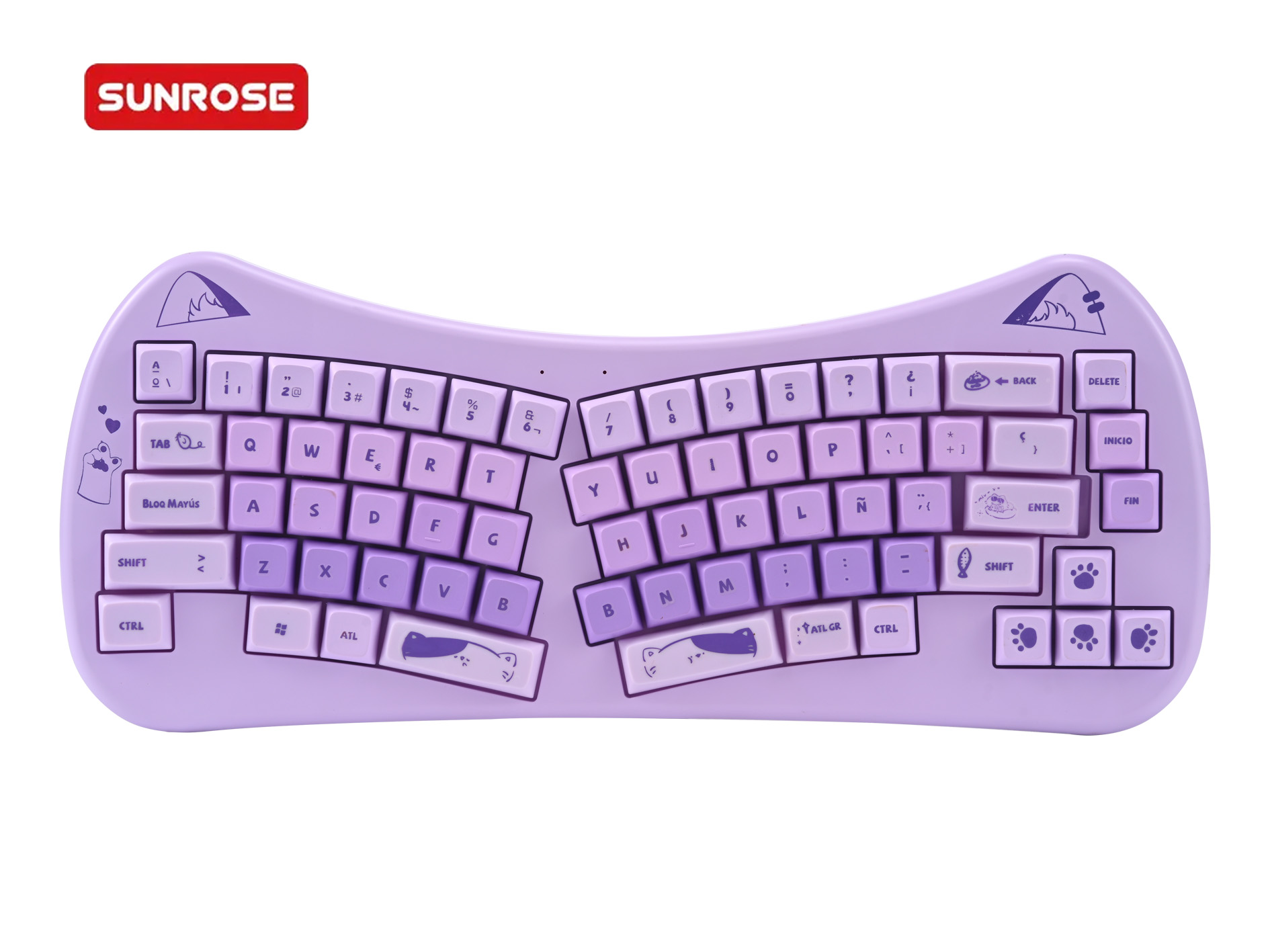 SUNROSE QT-03 Cute Wireless 2.4G Keyboard 