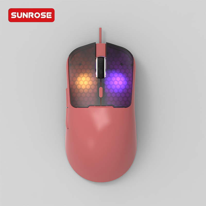 SUNROSE G1 Lightweight RGB Wired Gaming Mouse