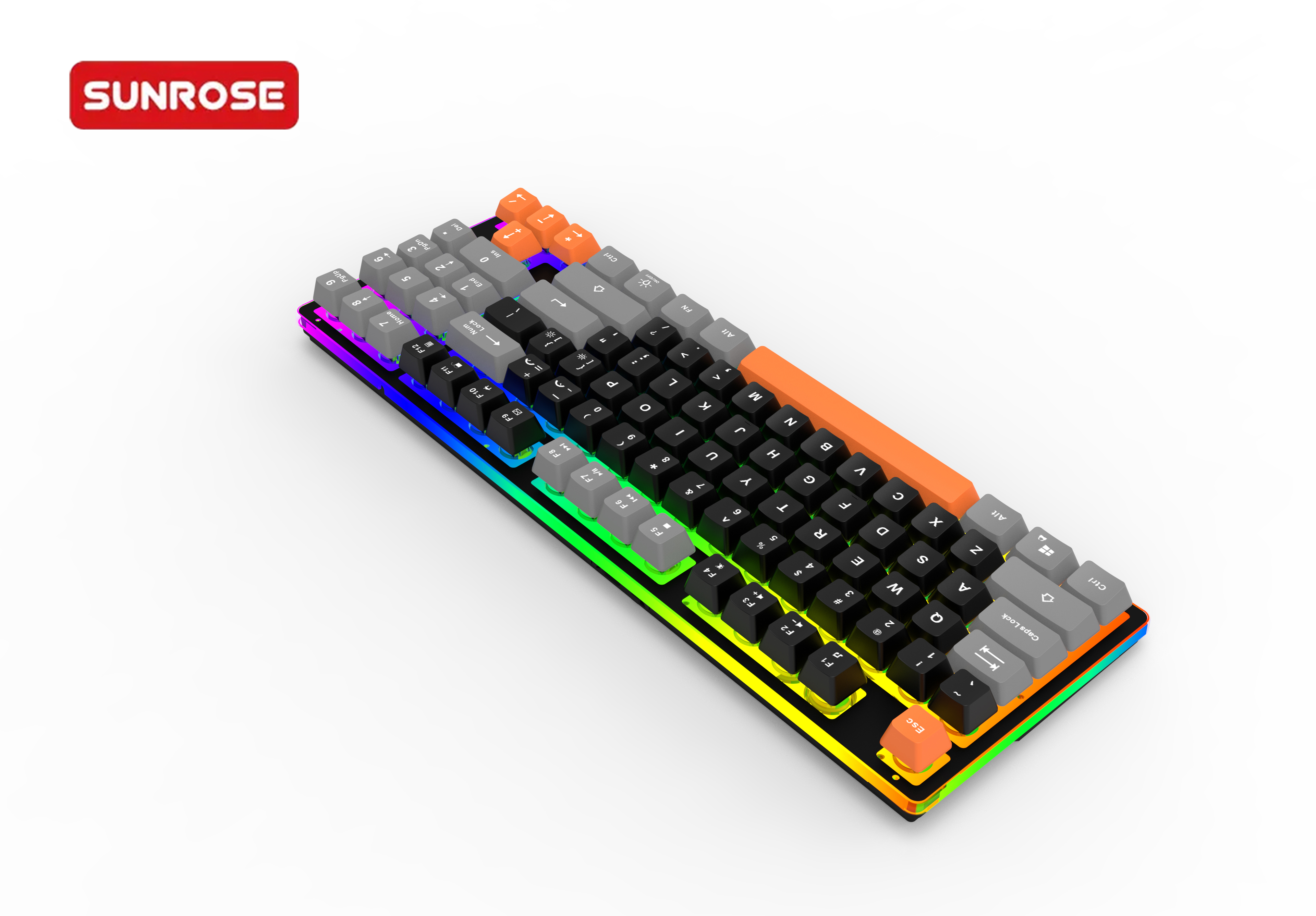 SUNROSE K89 Wired RGB Gaming Keyboard 