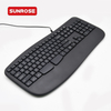 SUNROSE K200 Wireless Wired Ergonomic Keyboard