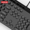 QT-07WS Punk Style Keyboard Mouse Combo