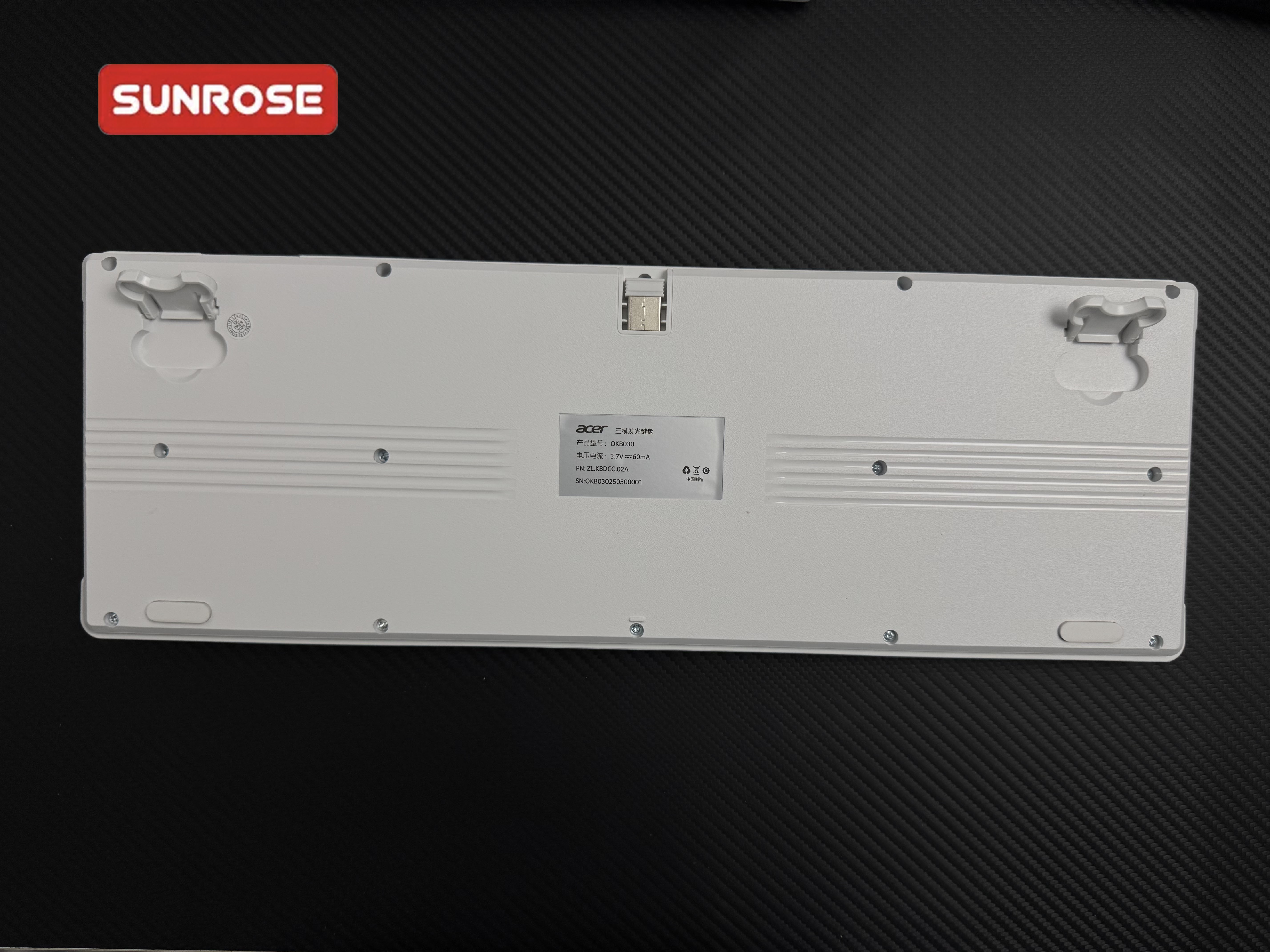 SUNROSE OKB010 Tri-Mode Rainbow Wireless Gaming Keyboard