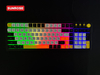 SUNROSE OKB030 Rainbow LED Backlit Gamers Wired Keyboard