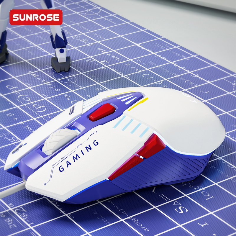 SUNROSE CH800 Wired RGB Gaming Mouse