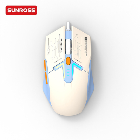 SUNROSE OMW315 RGB Backlit Gaming Wired Mouse 