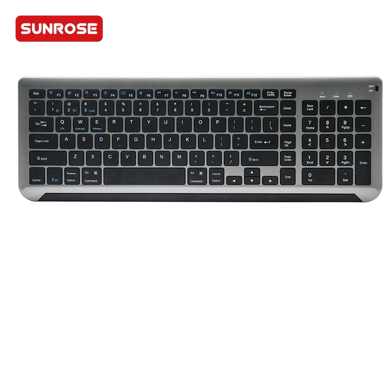 WK016 Wireless Keyboard. Scissors keycaps