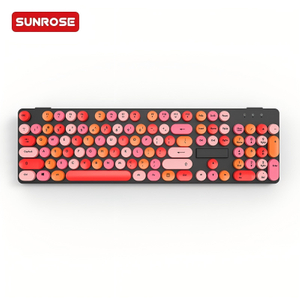 QT-08 Multicolor Wireless Keyboard