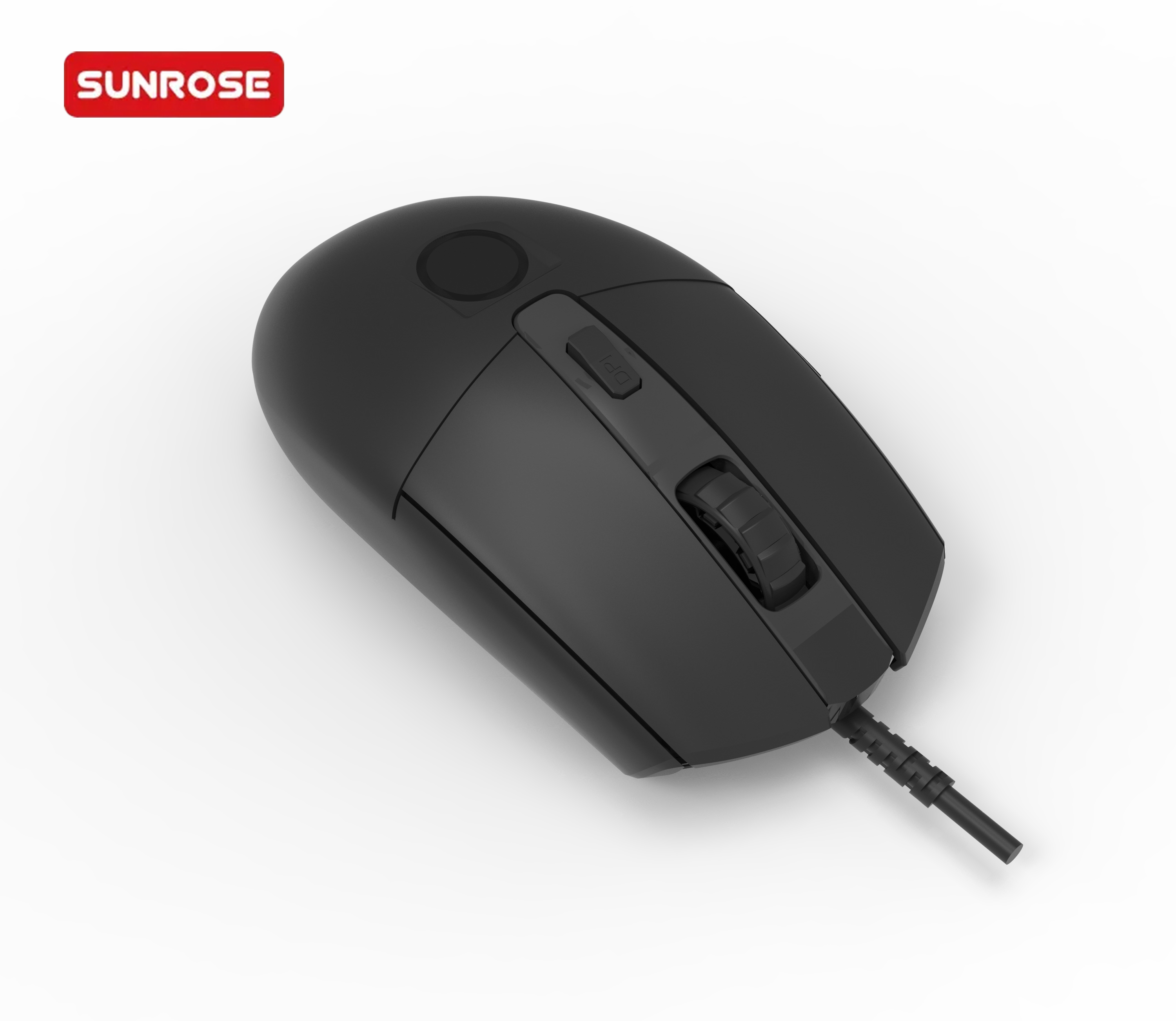 SUNROSE FPM-180USB Wired Fingerprint Office Mouse