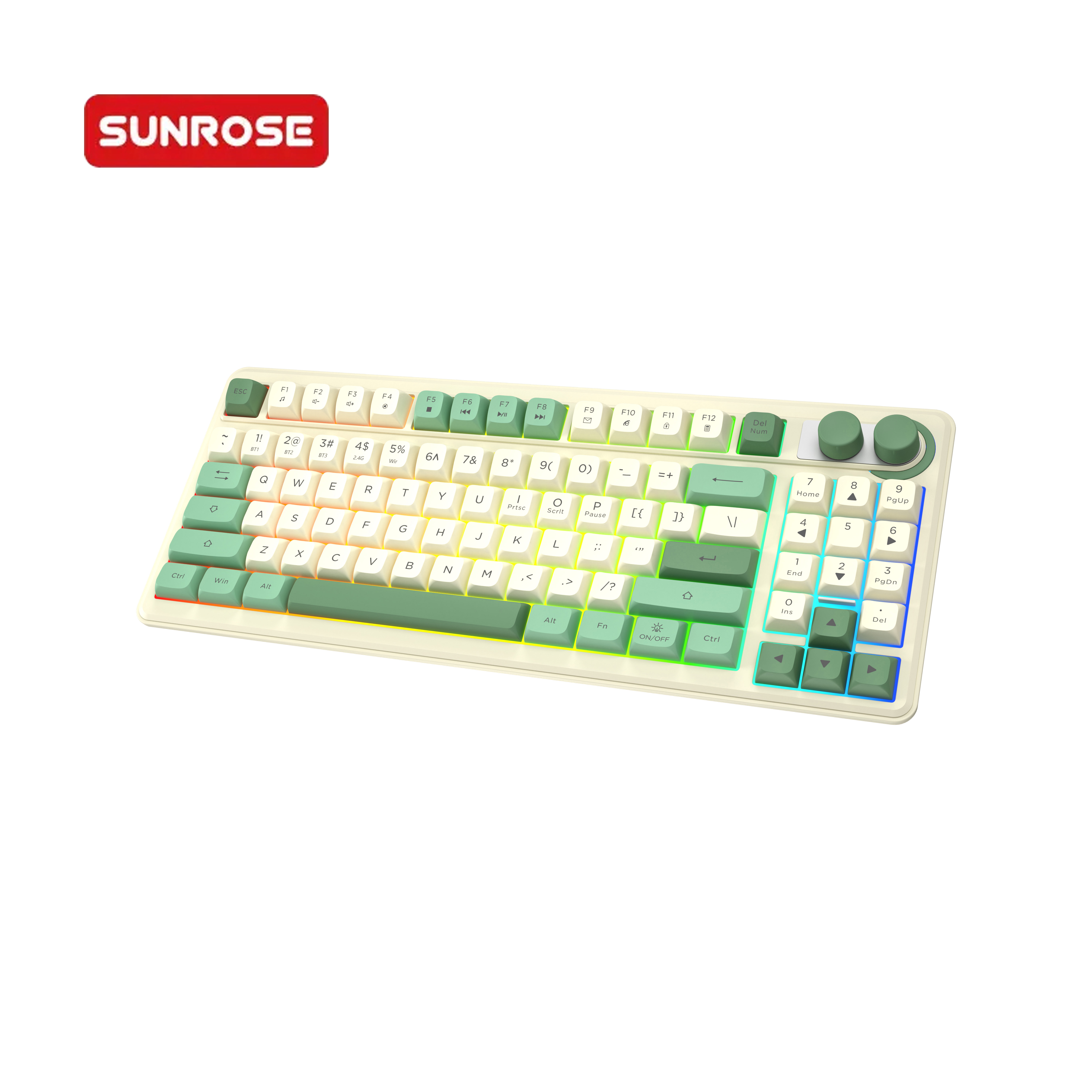 SUNROSE OKR234 Three-Mode Glow Keyboard 