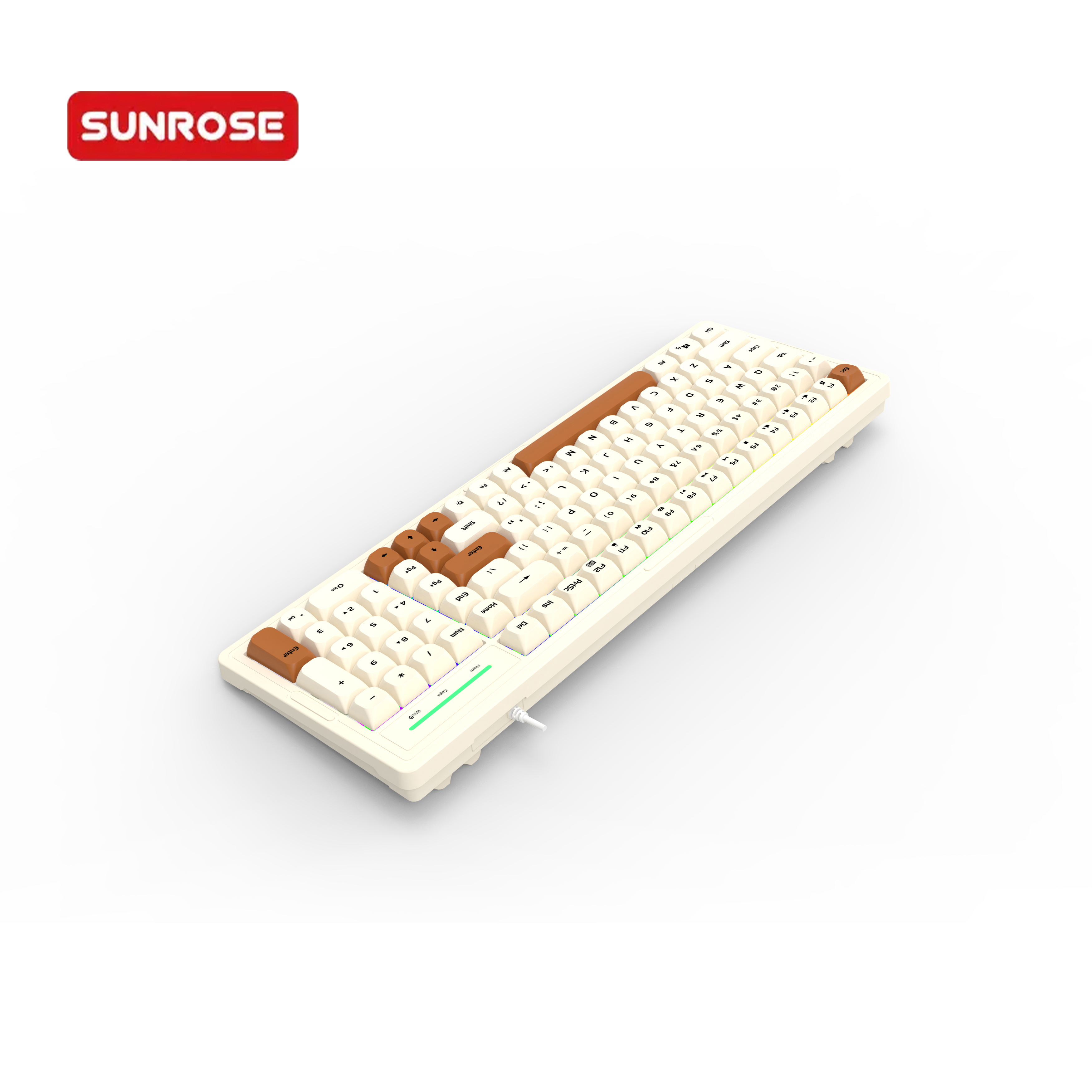SUNROSE OKB030 Wired USB Gaming Keyboard
