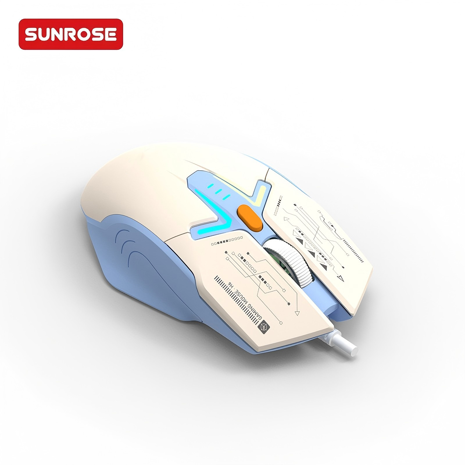 SUNROSE OMW315 RGB Backlit Gaming Wired Mouse 