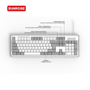 SUNROSE Ai9821 Intelligent Voice Input Wired Keyboard