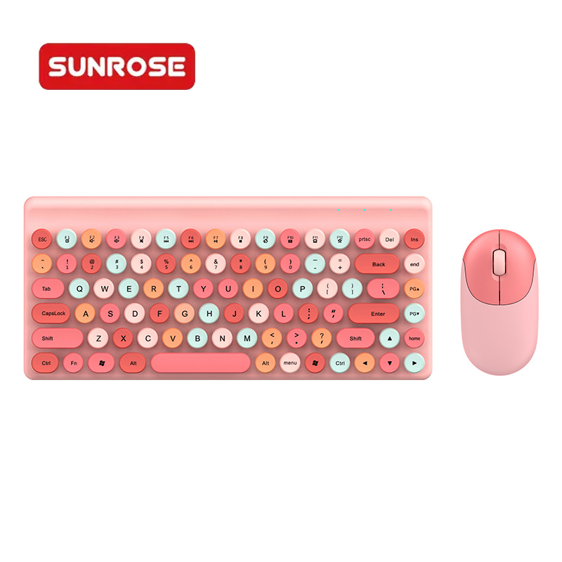 SUNROSE QT-02 Wireless Keyboard and Mouse Set