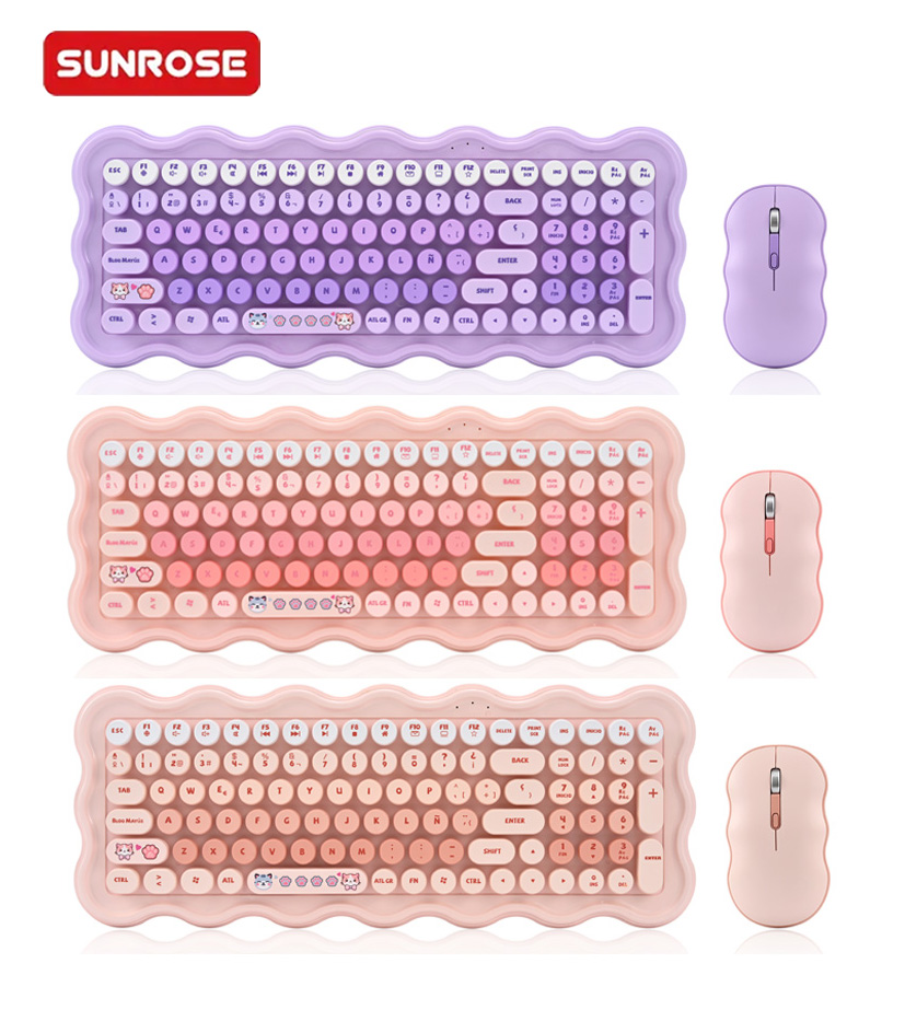 SUNROSE QT-04 Wireless Keyboard and Mouse Set