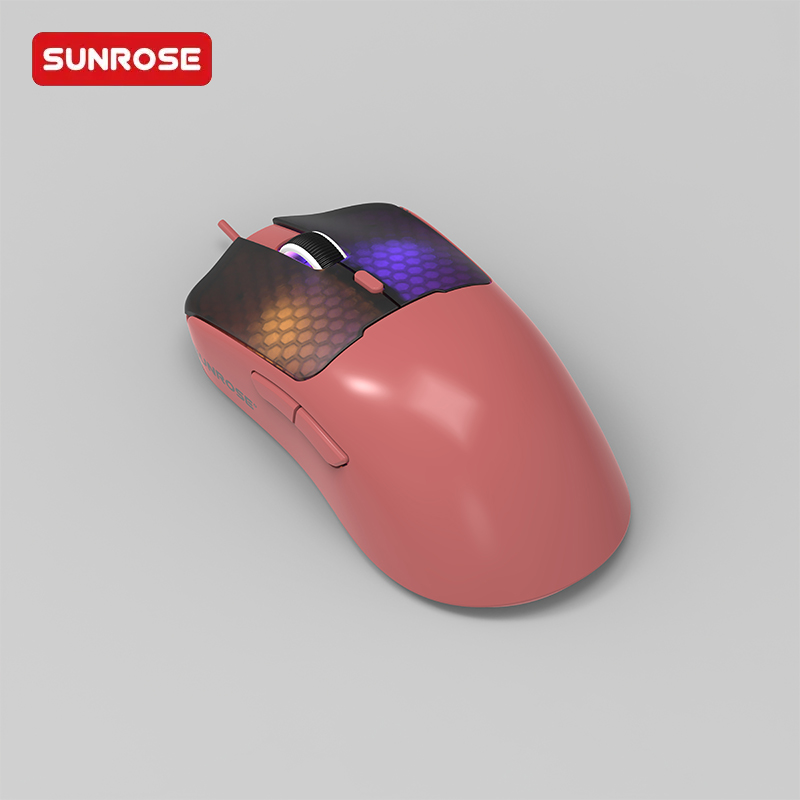 SUNROSE G1 Lightweight RGB Wired Gaming Mouse