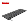 SUNROSE KG301 Fingerprint Touchscreen Wired Keyboard