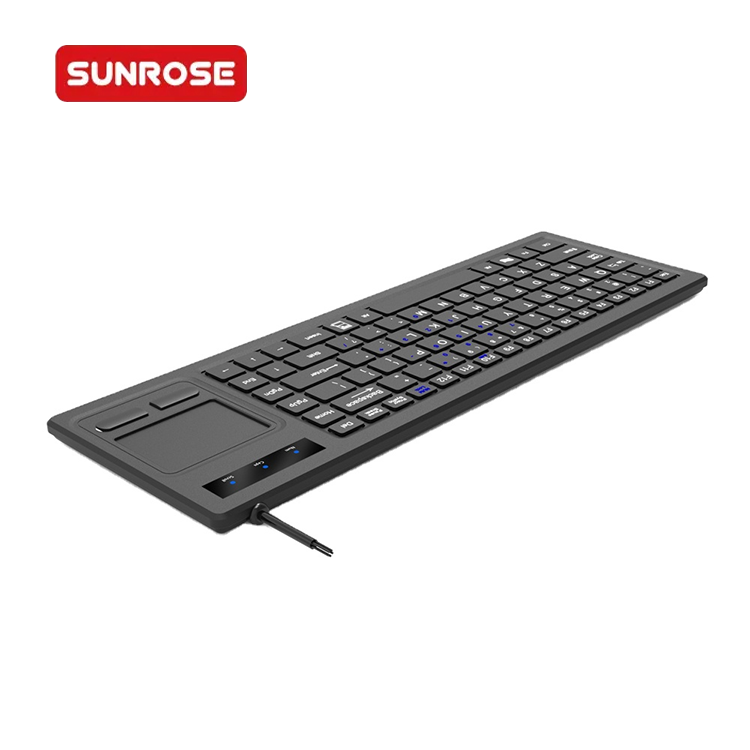 SUNROSE KG301 Fingerprint Touchscreen Wired Keyboard