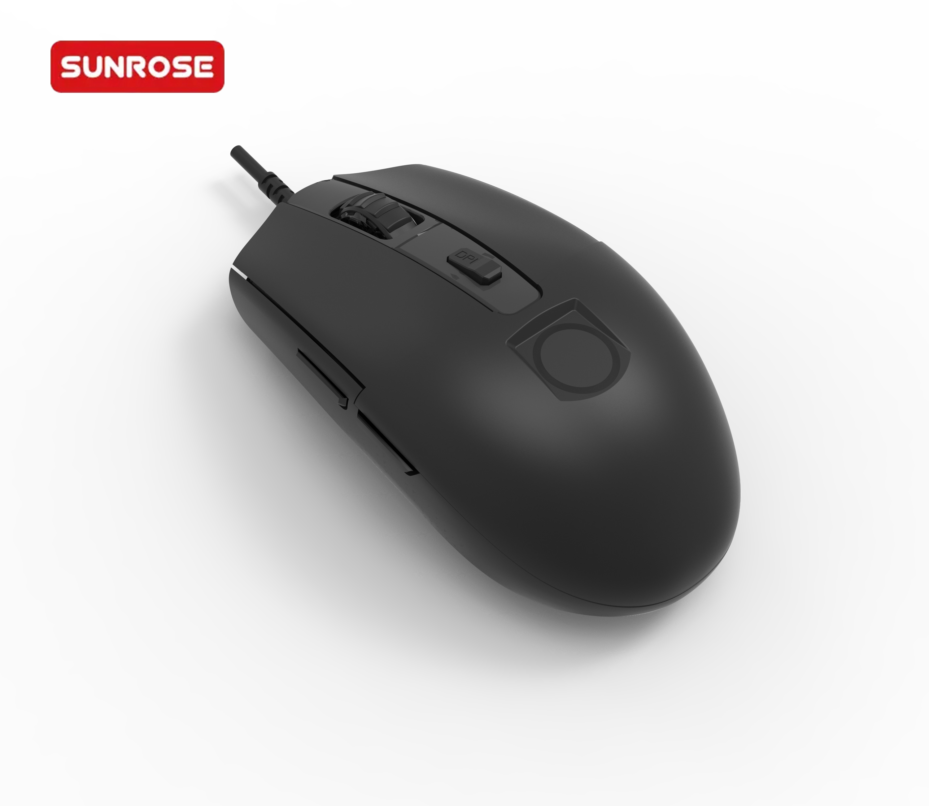 SUNROSE FPM-180USB Wired Fingerprint Office Mouse