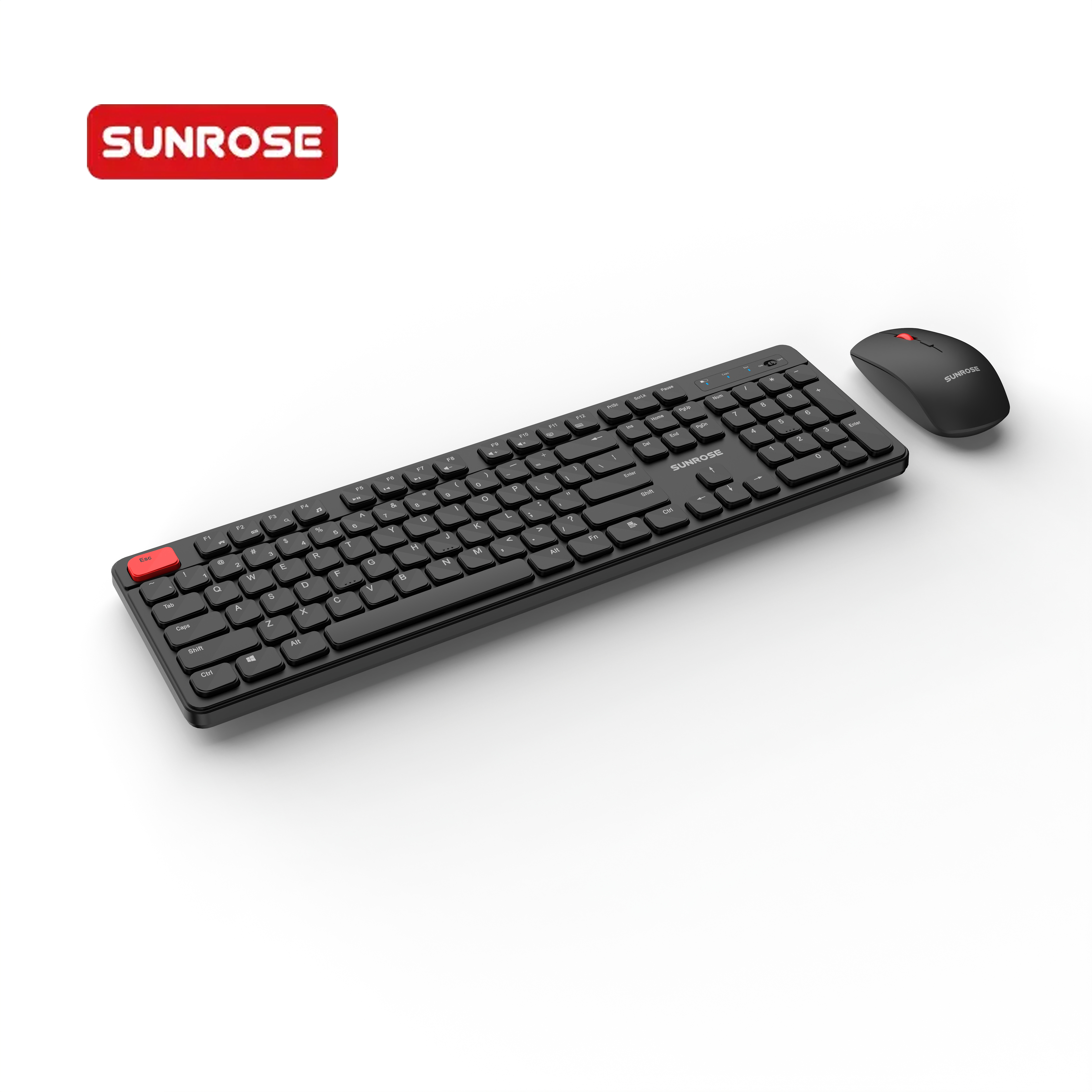 SUNROSE OAK020 2.4G Wireless Keyboard And 1600 DPI Mouse Combo