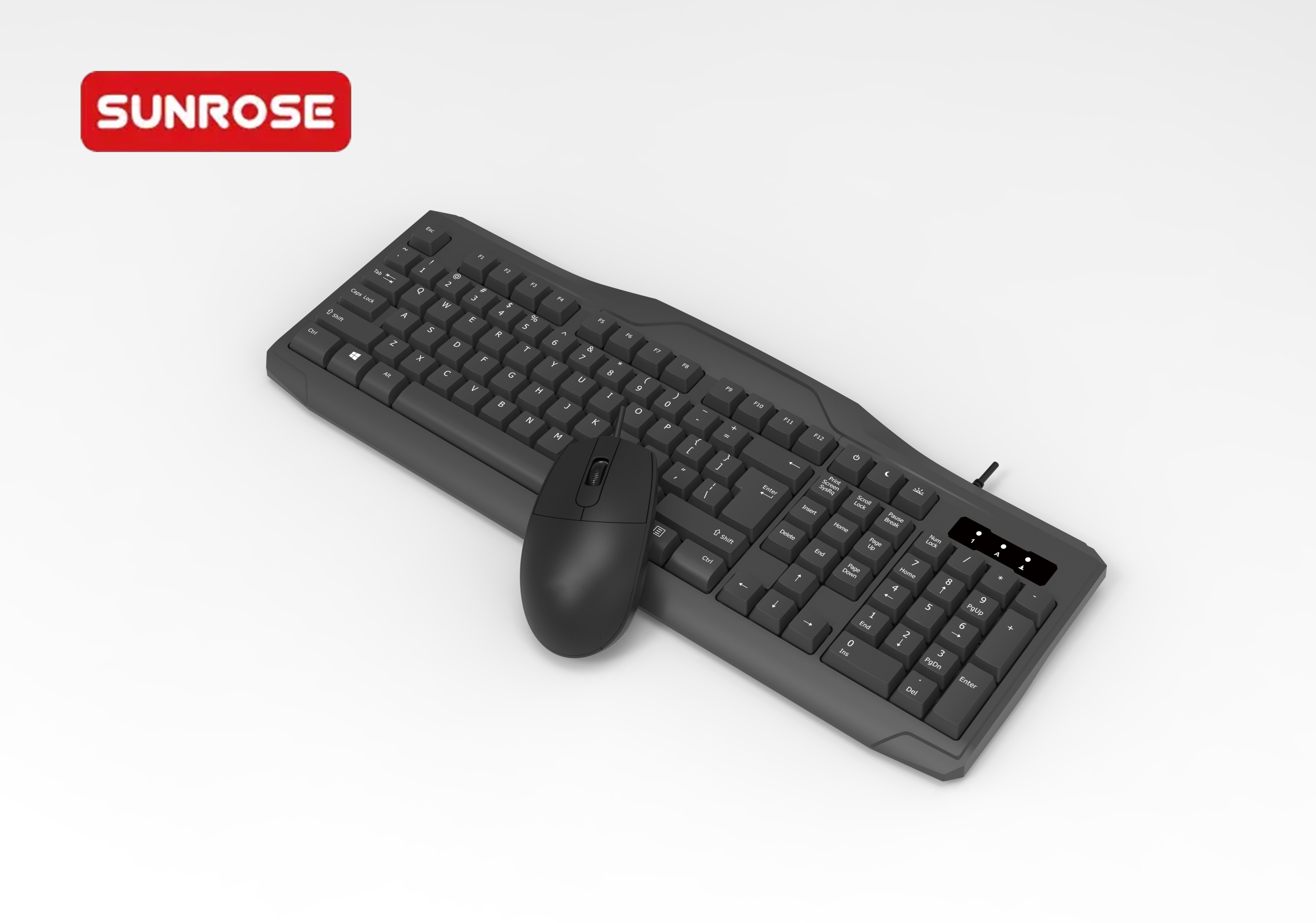 SUNROSE OAK930 Wired Keyboard And Mouse Set