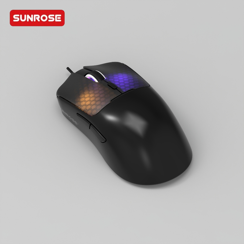 SUNROSE G1 Lightweight RGB Wired Gaming Mouse