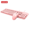 QT-07WS Punk Style Keyboard Mouse Combo